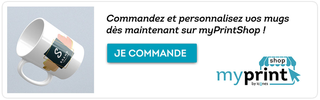 Je commande mes mugs personnalisés