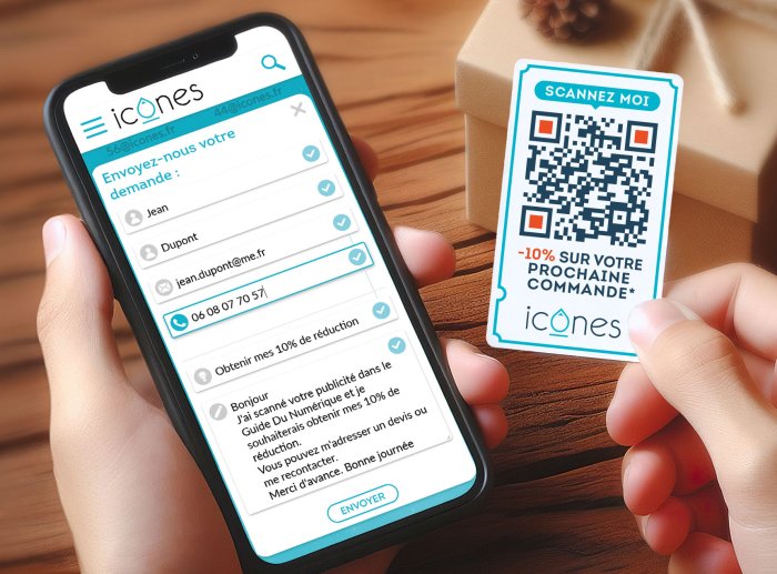 Faites imprimer vos Qr-Codes avec Icônes